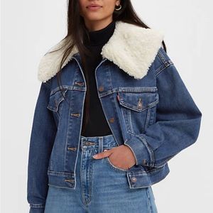 Levi’s Denim Jacket with Removable Sherpa Collar